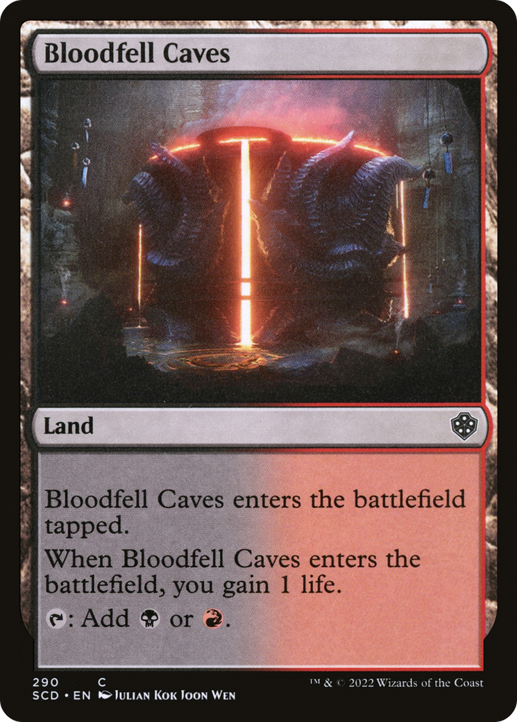 Bloodfell Caves (290) - Starter Commander Decks