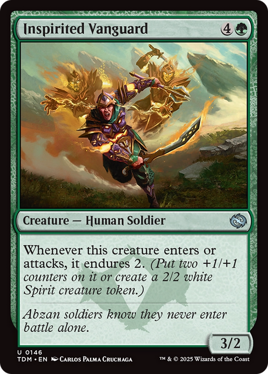 Inspirited Vanguard (146) Foil - Tarkir: Dragonstorm