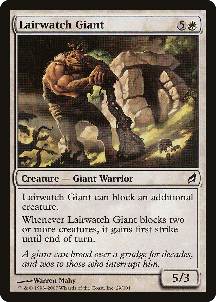 Lairwatch Giant (029) Foil - Lorwyn