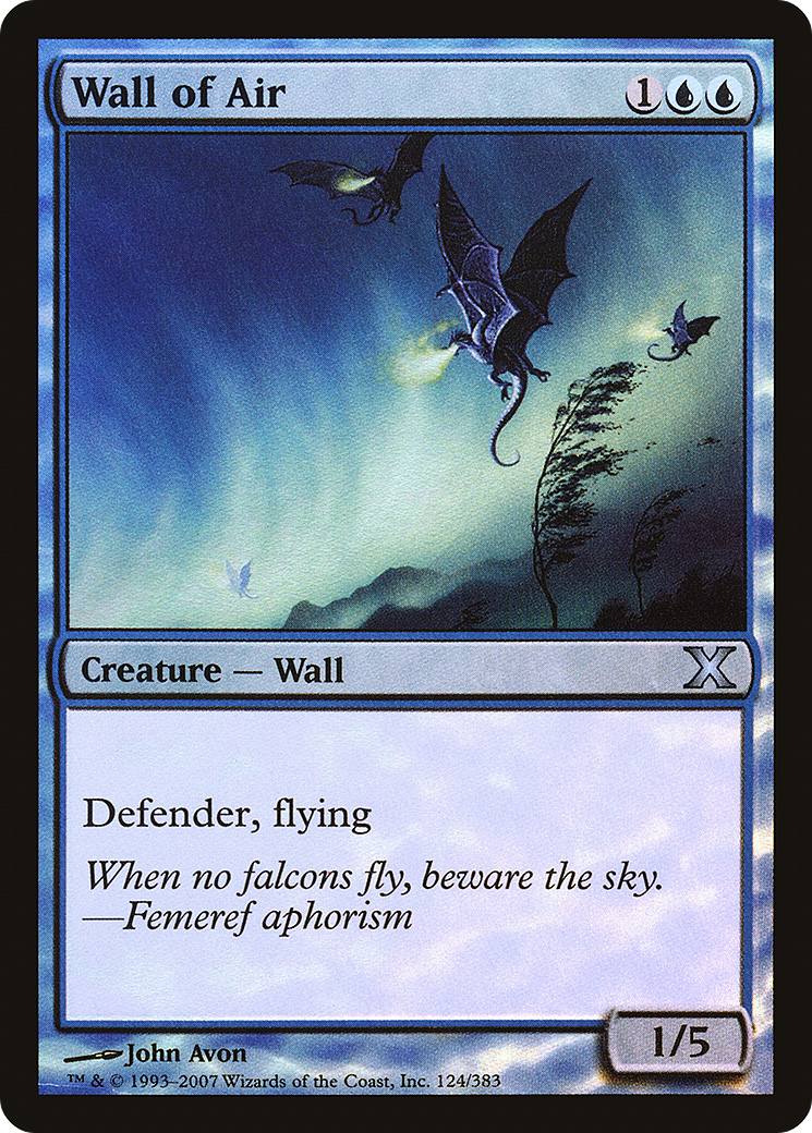 Wall of Air (124) Foil - Tenth Edition