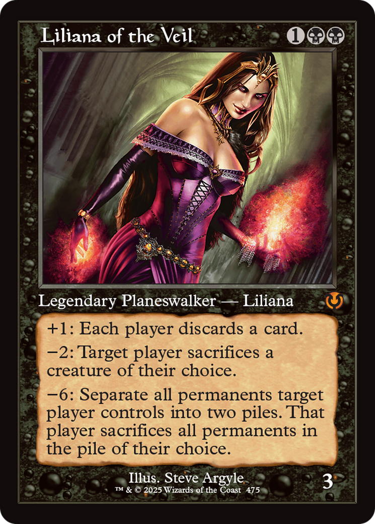 Liliana of the Veil (Retro Frame) [Innistrad Remastered] | Silver Goblin