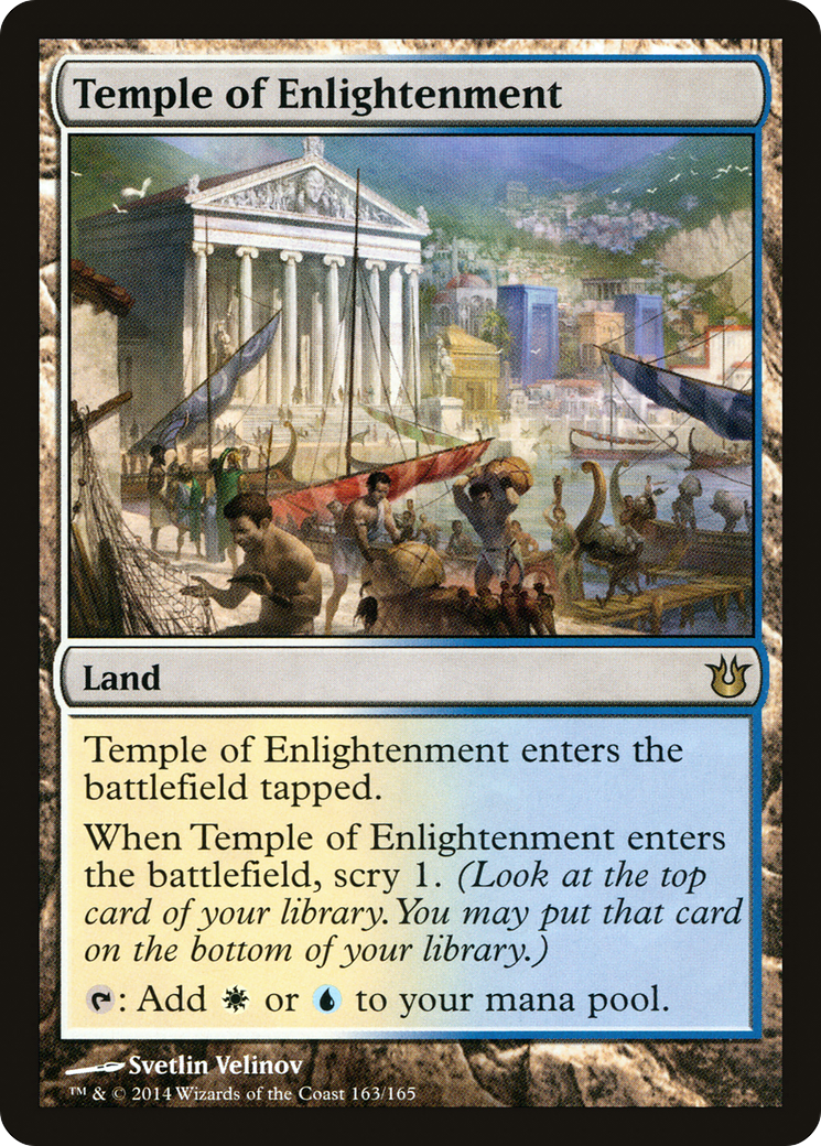 Temple of Enlightenment (163) Foil - Born of the Gods