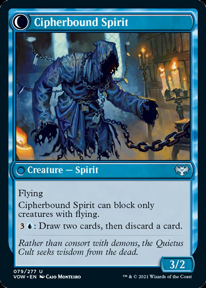Soulcipher Board // Cipherbound Spirit (079) Foil - Innistrad: Crimson Vow
