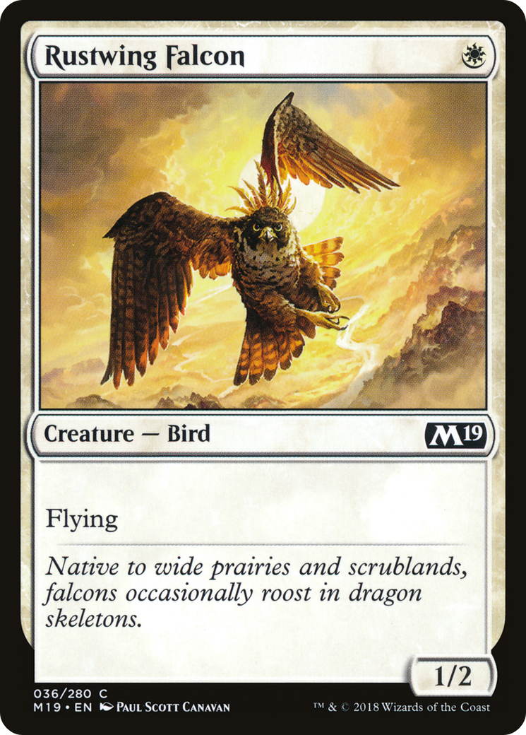 Rustwing Falcon (036) Foil - Core Set 2019
