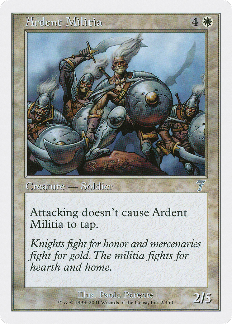Ardent Militia (002) - Seventh Edition