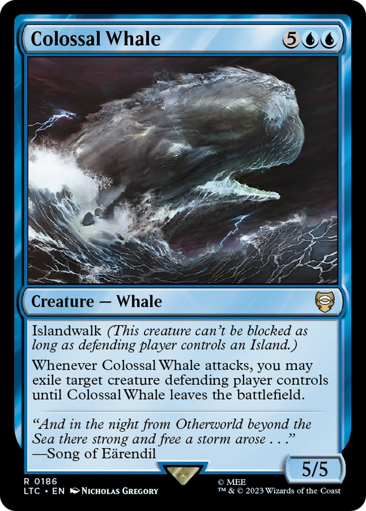 Colossal Whale (186) - Tales of Middle-earth Commander