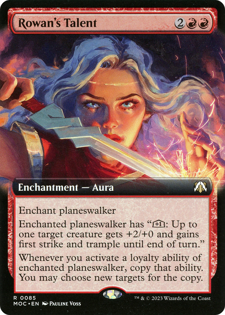 Rowan's Talent (Extended Art) (085) - March of the Machine Commander