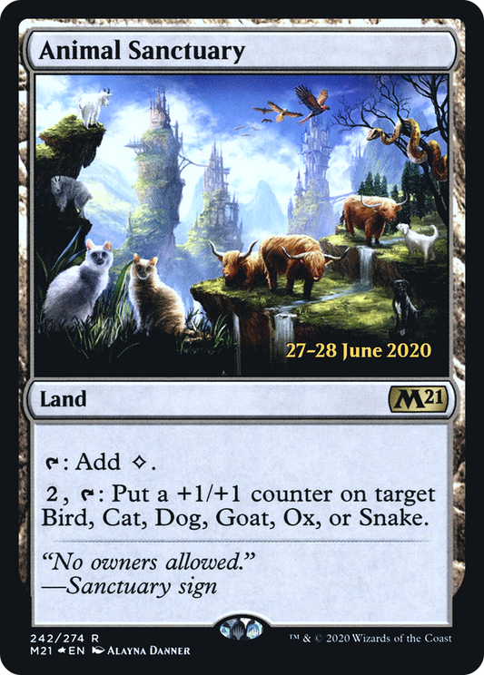 Animal Sanctuary (242s) Foil - Core Set 2021 Promos