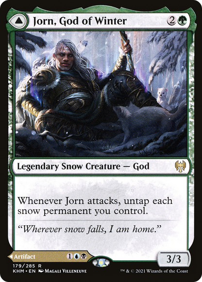Jorn, God of Winter // Kaldring, the Rimestaff (179) - Kaldheim