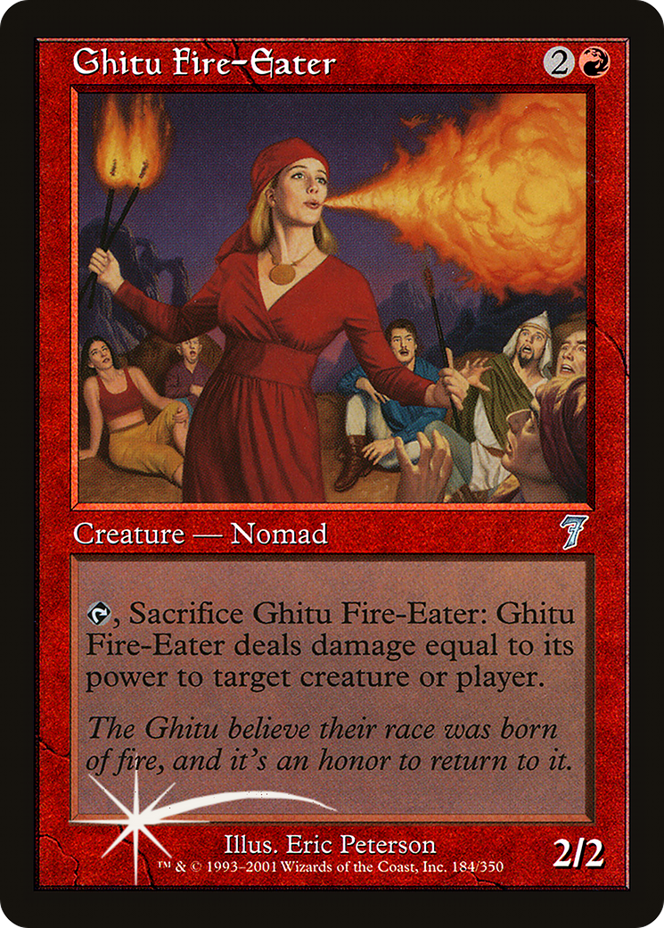 Ghitu Fire-Eater (184) - Seventh Edition