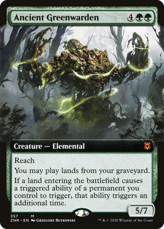Ancient Greenwarden (Extended Art) (357) - Zendikar Rising