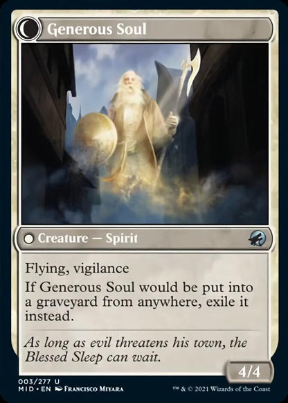 Beloved Beggar // Generous Soul (003) - Innistrad: Midnight Hunt