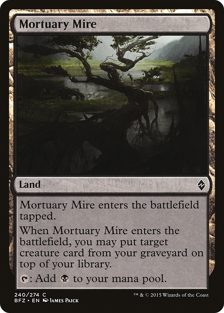 Mortuary Mire (240) Foil - Battle for Zendikar