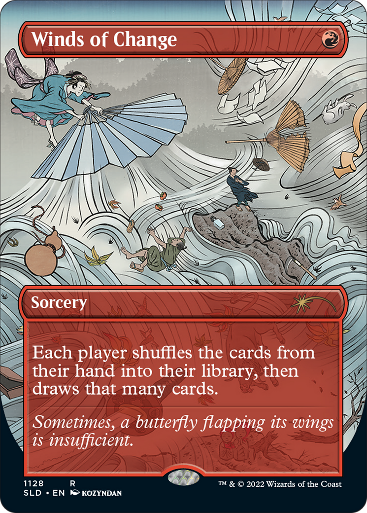 Winds of Change (Borderless) [Secret Lair Drop Series] | Silver Goblin