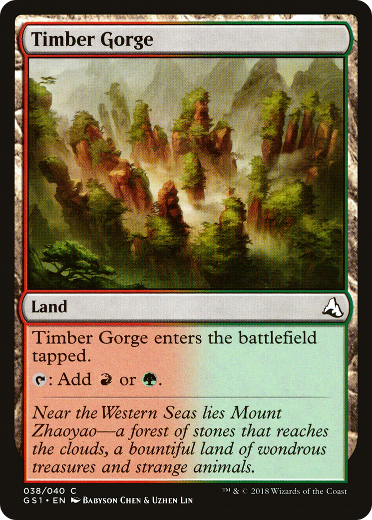 Timber Gorge (038) - Global Series Jiang Yanggu & Mu Yanling
