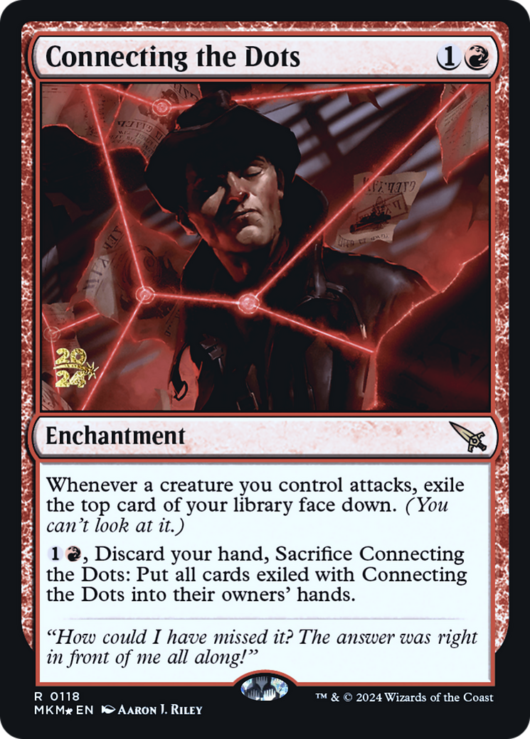 Connecting the Dots [Murders at Karlov Manor Prerelease Promos] | Silver Goblin