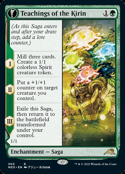 Teachings of the Kirin (Showcase) (360) Foil - Kamigawa: Neon Dynasty
