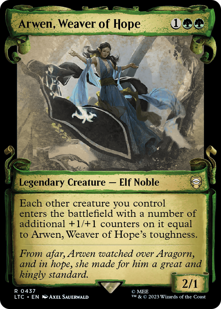 Arwen, Weaver of Hope (Showcase) (437) - Tales of Middle-earth Commander