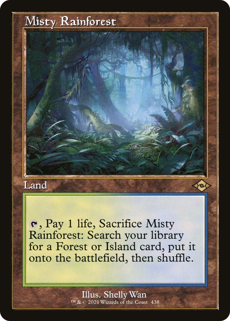 Misty Rainforest (Retro) (438) - Modern Horizons 2