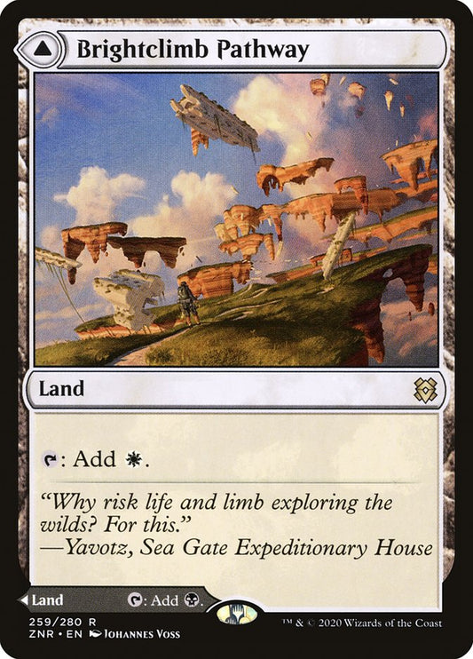 Brightclimb Pathway // Grimclimb Pathway (259) Foil - Zendikar Rising