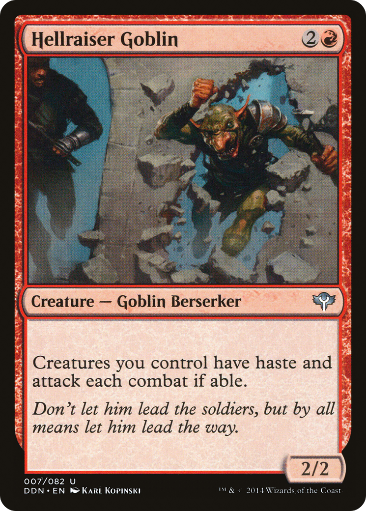 Hellraiser Goblin [Duel Decks: Speed vs. Cunning] | Silver Goblin