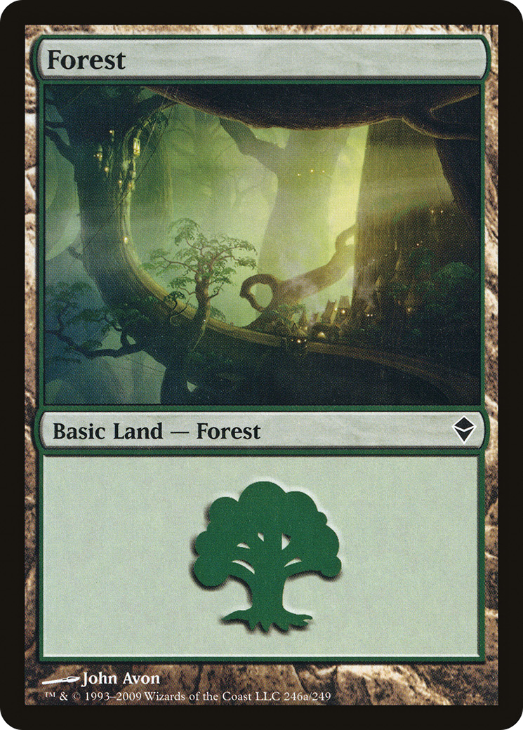 Forest (246a) - Zendikar