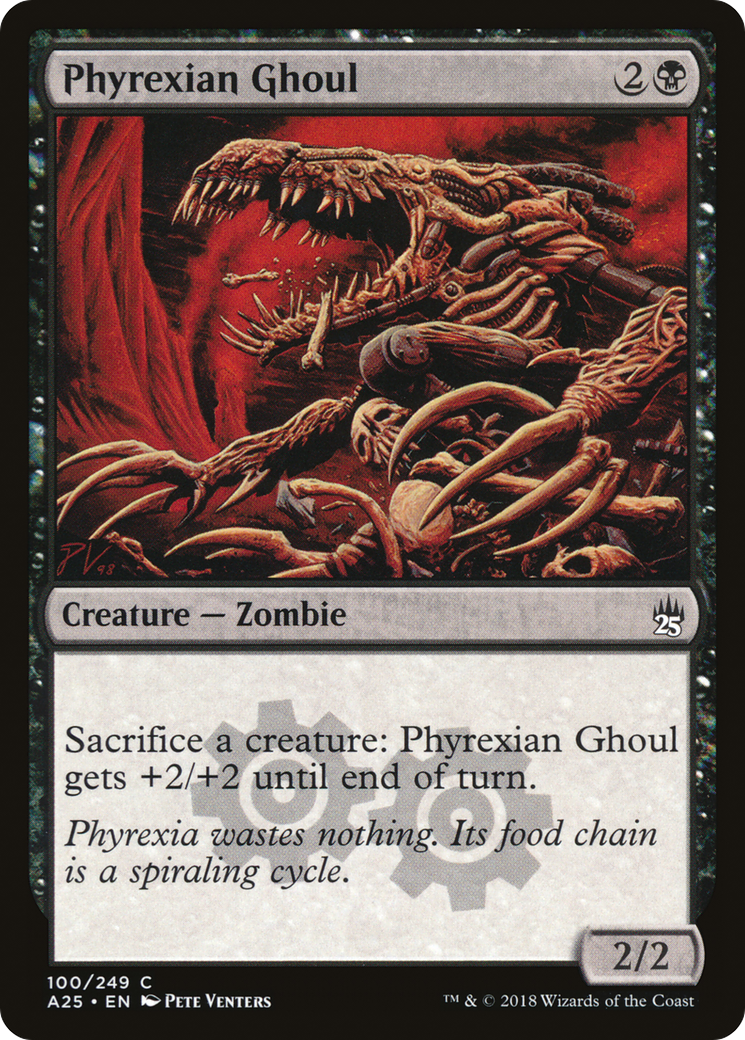 Phyrexian Ghoul (100) Foil - Masters 25