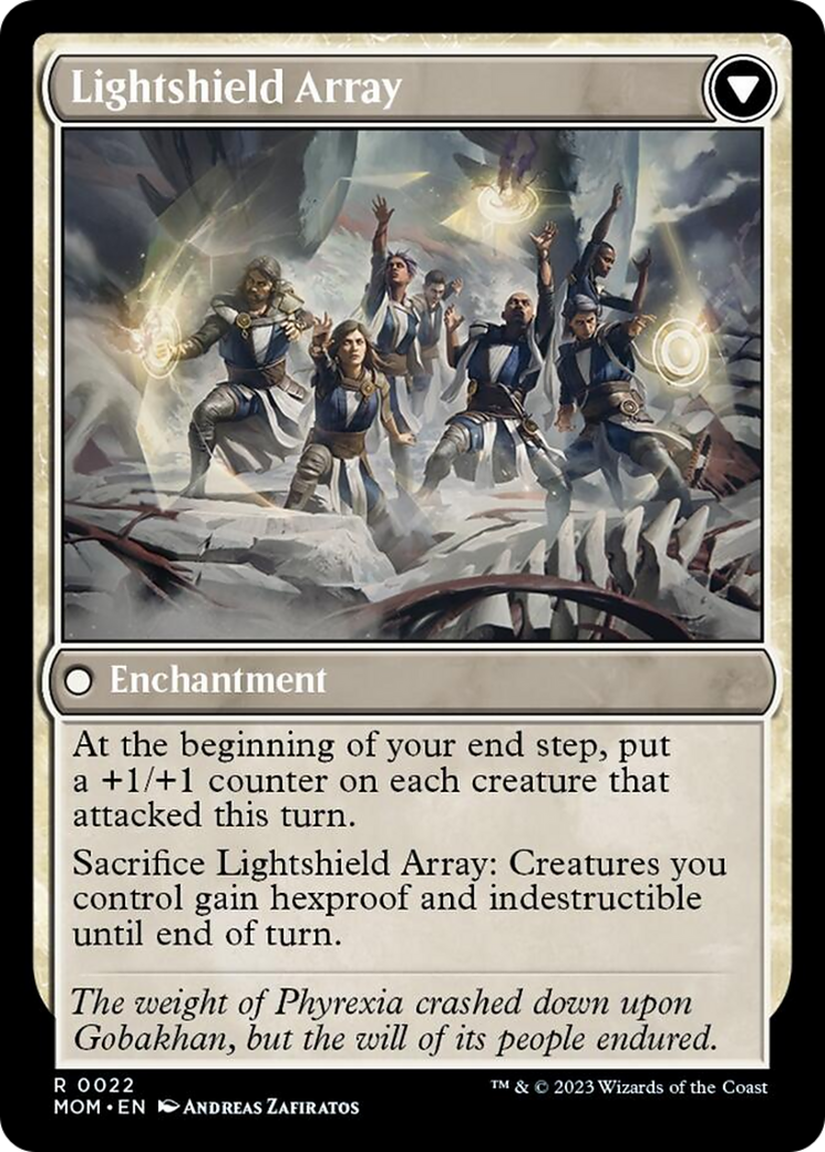 Invasion of Gobakhan // Lightshield Array (022) - March of the Machine