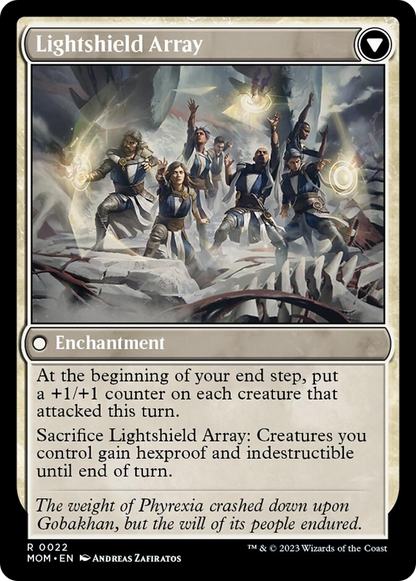 Invasion of Gobakhan // Lightshield Array (022) Foil - March of the Machine