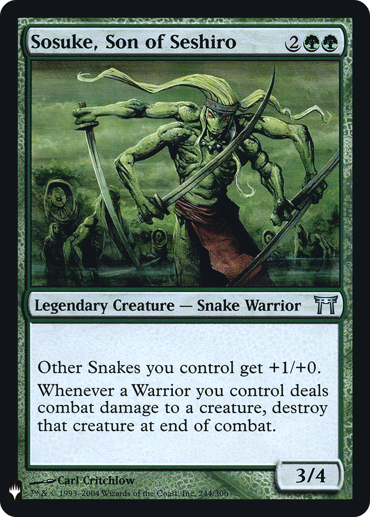 Sosuke, Son of Seshiro (CHK-244) Foil - The List