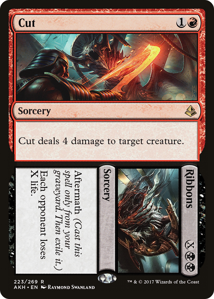 Cut // Ribbons (223) Foil - Amonkhet