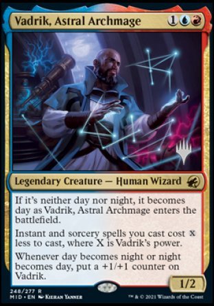 Vadrik, Astral Archmage (Promo Pack) [Innistrad: Midnight Hunt Promos] | Silver Goblin