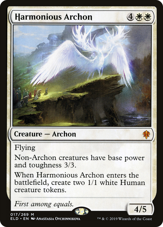 Harmonious Archon (017) - Throne of Eldraine
