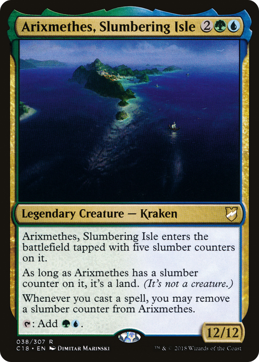 Arixmethes, Slumbering Isle (038) - Commander 2018