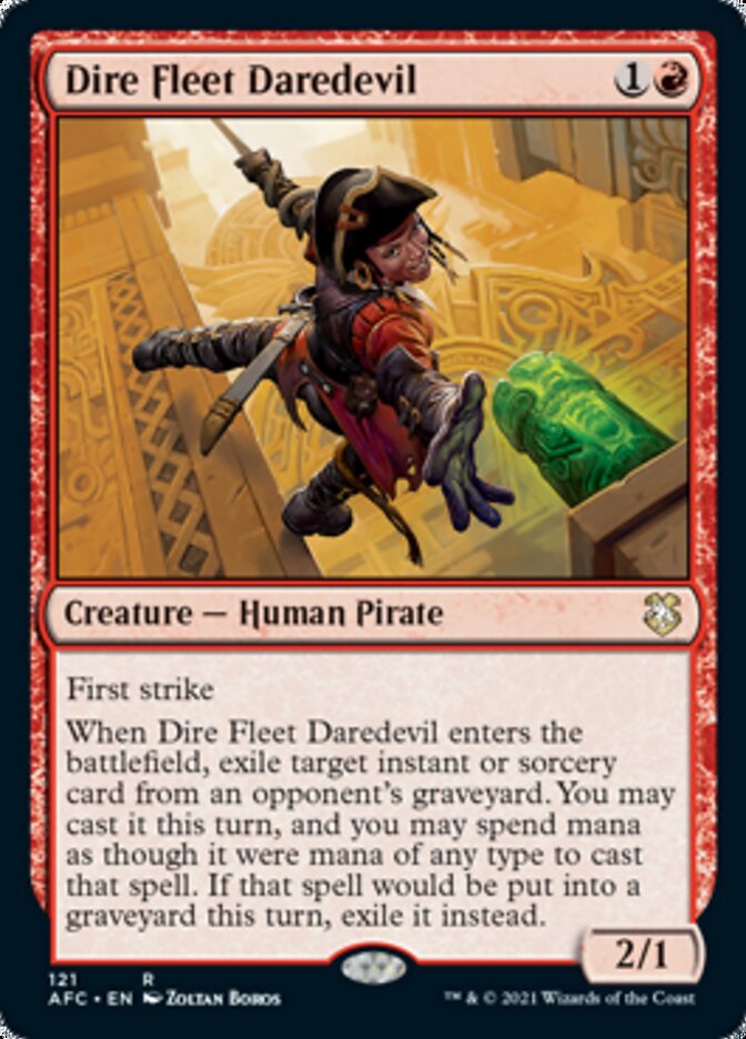 Dire Fleet Daredevil [Dungeons & Dragons: Adventures in the Forgotten Realms Commander] | Silver Goblin