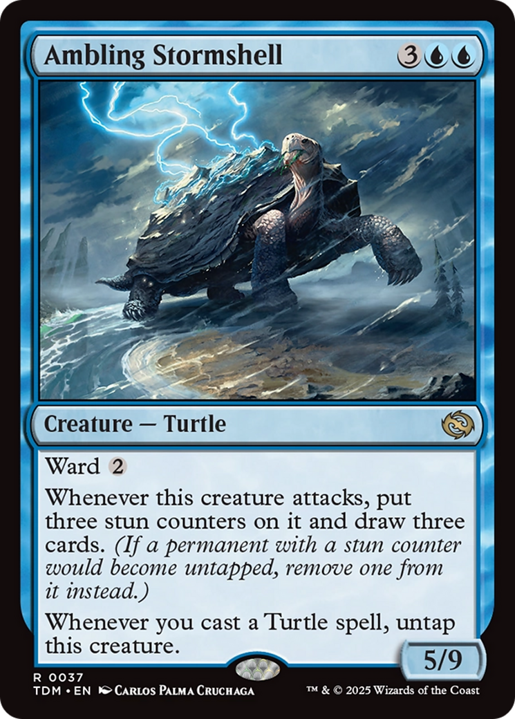 Ambling Stormshell (037) Foil - Tarkir: Dragonstorm