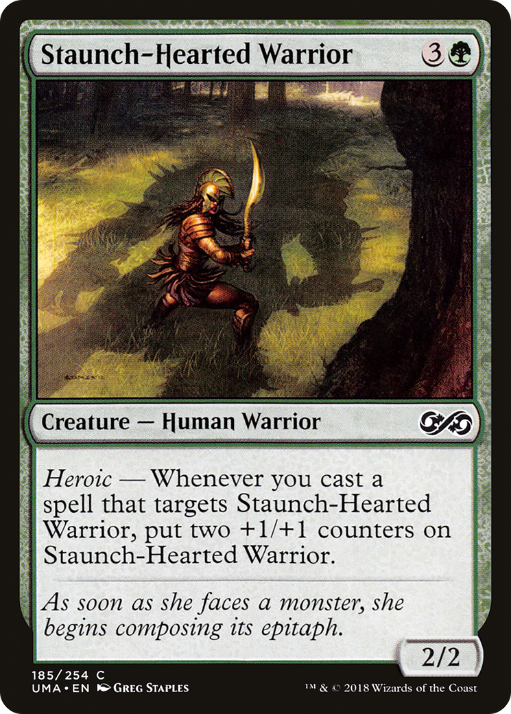 Staunch-Hearted Warrior (185) Foil - Ultimate Masters