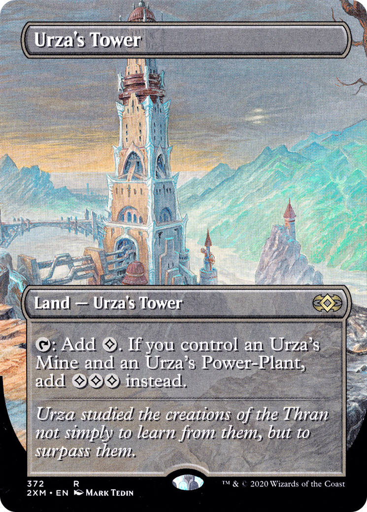 Urza's Tower (Borderless) (372) Foil - Double Masters