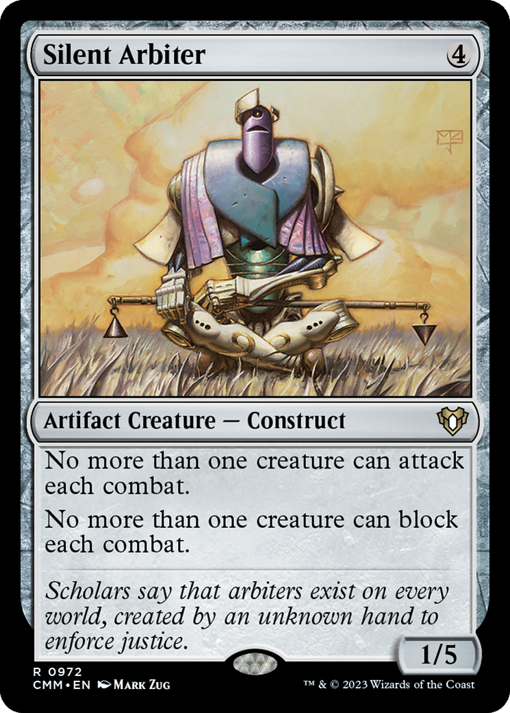 Silent Arbiter [Commander Masters] | Silver Goblin