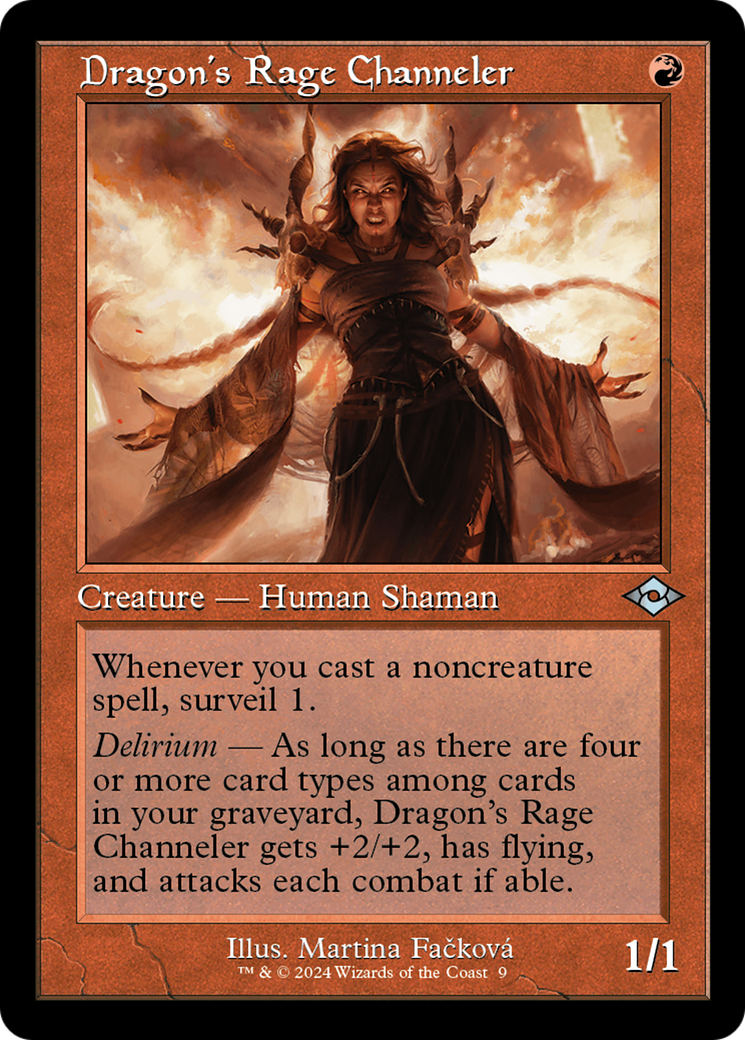 Dragon's Rage Channeler (Retro) (009) Foil - Modern Horizons 2 Timeshifts