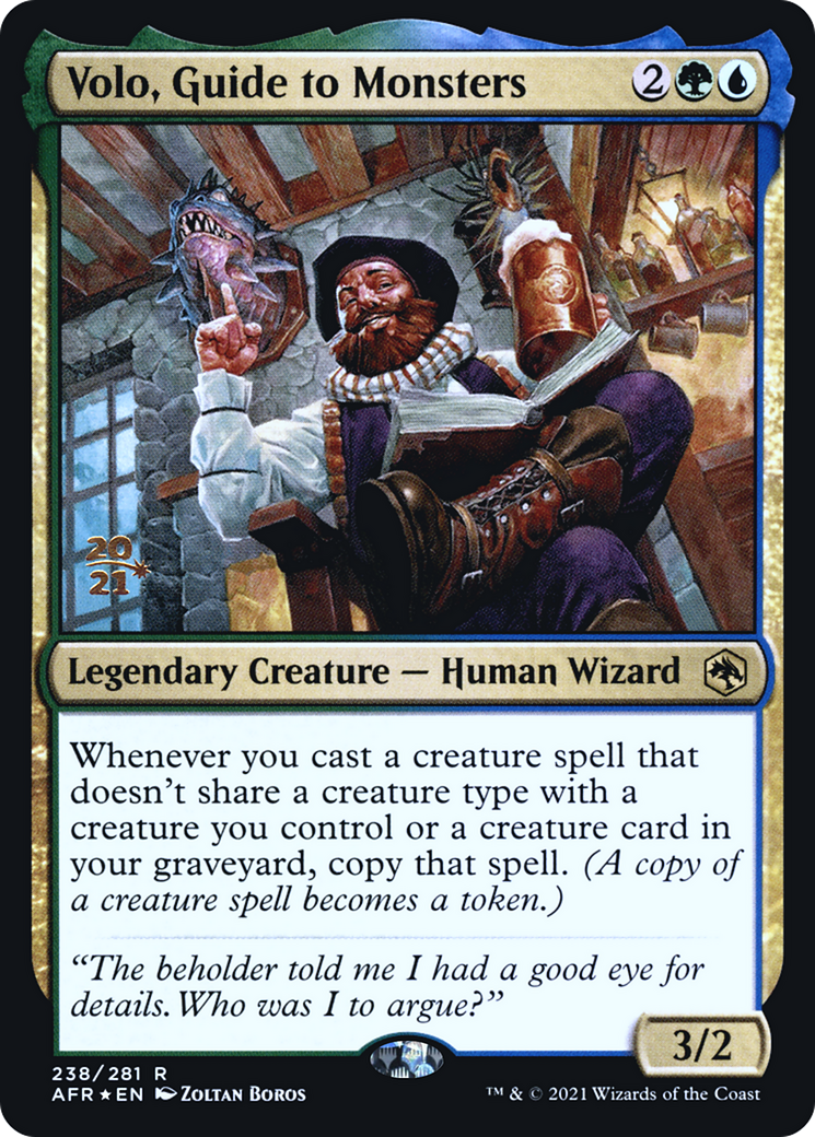 Volo, Guide to Monsters (238s) Foil - Adventures in the Forgotten Realms Promos