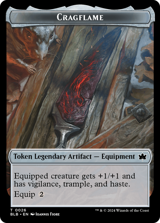 Cragflame (026) - Bloomburrow Tokens