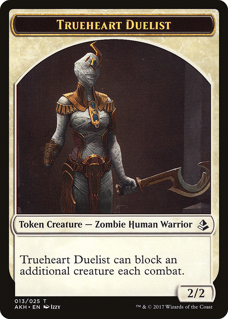 Trueheart Duelist Token (013) Foil - Amonkhet Tokens
