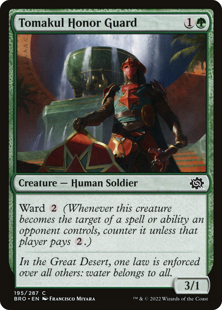Tomakul Honor Guard (195) Foil - The Brothers' War