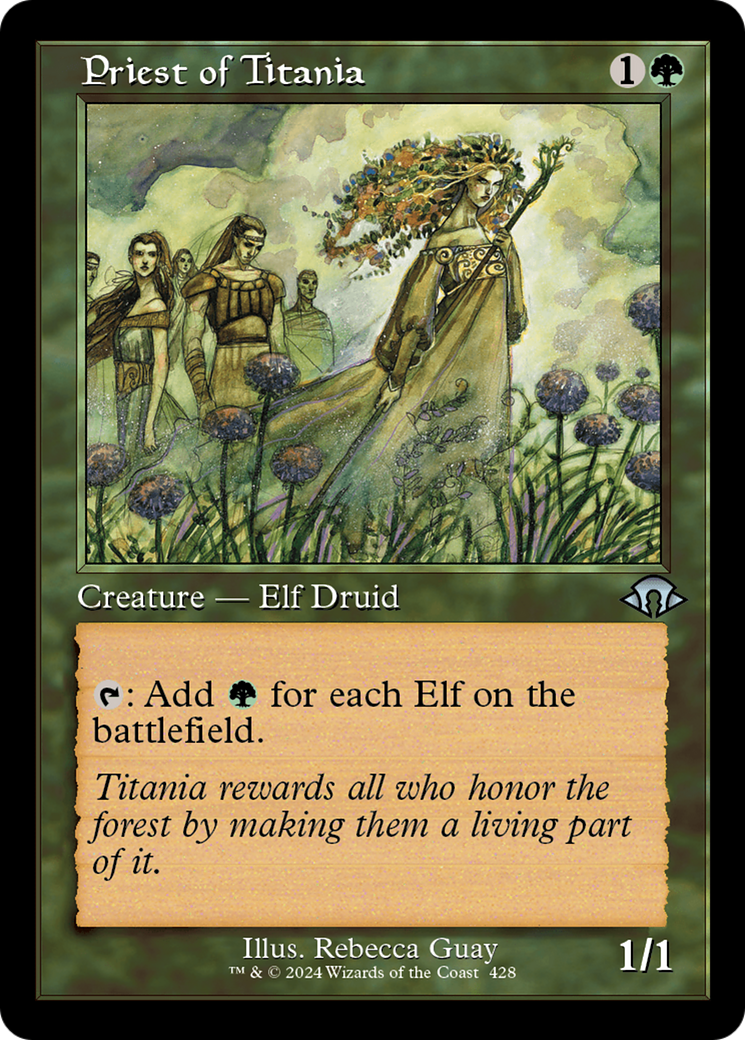 Priest of Titania (Retro) (428) Foil - Modern Horizons 3