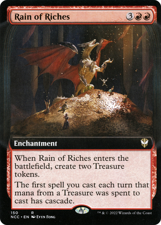 Rain of Riches (Extended Art) [Streets of New Capenna Commander]