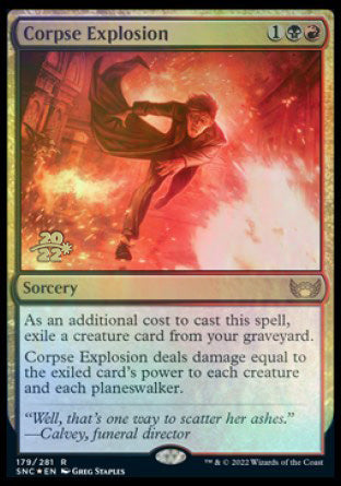 Corpse Explosion [Streets of New Capenna Prerelease Promos] | Silver Goblin