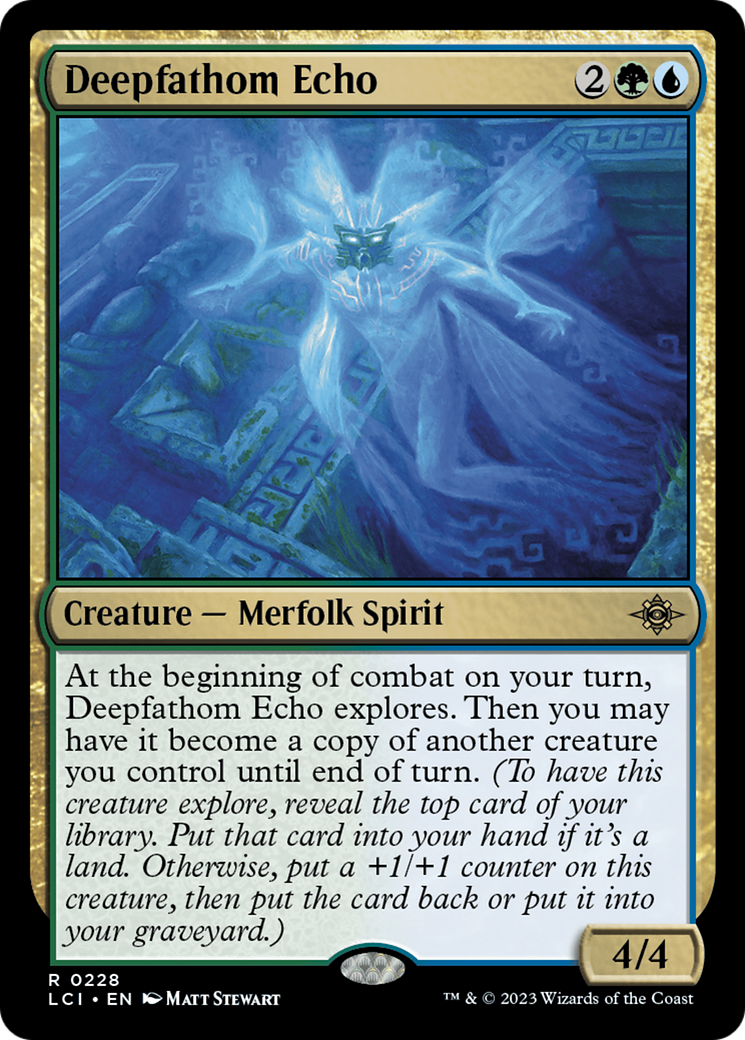 Deepfathom Echo (228) Foil - The Lost Caverns of Ixalan