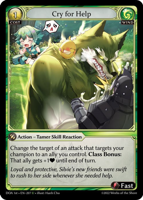 Cry for Help (207) [Dawn of Ashes: 1st Edition] Foil