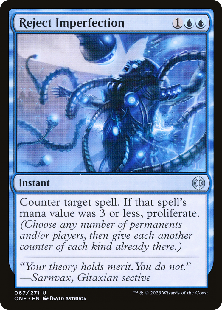 Reject Imperfection [Phyrexia: All Will Be One] | Silver Goblin